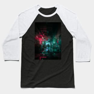 Neon-alley Baseball T-Shirt